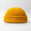 Chapéu retrô de pele de melão para outono e inverno chapéu de proprietário moda de rua hip-hop chapéu masculino e feminino chapéu de lã curto quente atacado