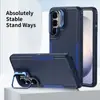 Adequado para Capa de Celular Samsung A57 Forerunner à Prova de Três Impactos, Suporte de Lente A37, A17 Anti-Queda, Capa Protetora A07