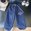 2025 Nova Roupa Infantil de Outono para Meninos Estilo Japonês Calças Esportivas para Meninos Calças de Moletom Cavalo Baixo Harem Jogger Calças Venda por Atacado