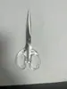 Estilo ins tijeras pequeñas transparentes simples fabricante al por mayor en stock tijeras para manualidades de estudiante tijeras de papelería tijeras de oficina