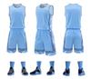 Aprovação direta de fábrica 2022 novo Hengleda tripulação pescoço camuflagem basquete terno crianças adulto DIY equipe de impressão uniforme