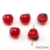 Cuentas de Cristal Serie de Frutas Manzana Arándano Naranja Pulsera Cuentas DIY Pulsera Collar Accesorios Cuentas Sueltas Naturales