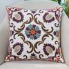 Estancia en casa ins Almohada Bordada de Lujo Ligero Moderna Simple Almohada para Sala de Estar Cojín de Cabecera Cama Cintura Respaldo Funda de Almohada