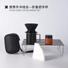 Set de Café de Mano para Viaje al Aire Libre Camping en Coche Portátil V60 Taza de Filtro de Silicona Combinación de Entrada Caja de Regalo
