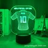 Presentes Esportivos Feminino Vôlei Ilusão 3D Rugby Hóquei no Gelo Futebol Luz Noturna Indução Mudança de Cor Luz de Basquete