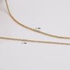 14K ouro grande buraco círculo O cadeia clavícula cadeia corda pulseira colar brincos diy jóias acessórios material