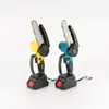 Motosierra Eléctrica Personalizada de Fábrica Transfronteriza de 6 pulgadas Sierra Mini para Podar Jardín Alta Potencia Sin Escobillas Sierra para Tala de 8 pulgadas Sierra Eléctrica de Litio