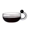 Tetera de Vidrio Personalizada con Asa de Cola de Rata, Modelo Nuevo para Preparar Té, Infusor de Té Doméstico con Separación de Agua, Hervidor Eléctrico de Cerámica