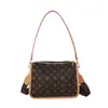 Bolsa de Hombro Única 2026, Gran Capacidad, Elegante y Lujosa, con Monograma, Bolso Cruzado Versátil, en Stock, Listo para Enviar, Bolso Cruzado con Monograma