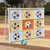 Jogo Divertido de Futebol de Nove Quadrículas para Crianças, Tiro ao Gol, Pênalti, Dispositivo Decorativo de Posicionamento para Treinamento
