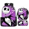Mochila de Halloween Mais Vendida da Amazon, Conjunto de Três Peças Fantasma Abóbora, Mochila Escolar para Estudantes do Ensino Fundamental e Médio, Mochila Infantil, Bolsa de Ombro