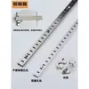 Estantería de Acero Inoxidable con Agujero Horizontal para Pilares Estante de Armario Soporte de Vidrio para Estante Gabinete de Vino Gabinete de Zapatos Ranura Horizontal de Agujero Horizontal de Aluminio Soporte para Pilares AA