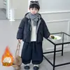 Chaqueta Gruesa con Forro de Polar para Niños 2026 Nuevo Otoño Invierno Ropa de Invierno para Niños Abrigo Pequeño de Algodón Acolchado Ropa de Invierno para Bebés Ropa de Algodón de Moda