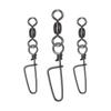 Señuelo Luya Accesorios Pines Suministros de Equipo de Pesca Venta al por Mayor Conector Anillo en Forma de Ocho Giratorio Japonés + Pin Curvado