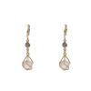 Aguja de Plata S925 Nuevo Corea del Sur colgante de gota de agua diseño de nicho de lujo ligero temperamento femenino rojo neto versátil moda 2022 aretes