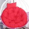 Cojín para asiento de cesta colgante, cojín para columpio de silla colgante, cojín para mecedora de ratán, cojín de silla integrado engrosado, transfronterizo, cojín de asiento extraíble y lavable