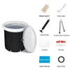 Cubo de Baño de Hielo de Venta Caliente Cubo de Baño Plegable para Adultos Bañera Plegable para el Hogar Cubo de Baño de Hielo Portátil para Atletas