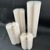 Mesa de postres cilíndrica plegable para bodas, columna romana de papel, adornos de plomo para caminos, escaparates de centros comerciales, diseño para fiestas de cumpleaños