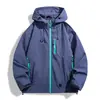 Nueva Chaqueta Exterior a Prueba de Tres Elementos, Estilo Pareja Primavera y Otoño, Chaqueta Impermeable con Capucha para Montañismo, Chaqueta Casual Estilo Pareja