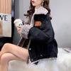 Chaqueta de Mezclilla Forrada de Polar para Mujer, Otoño e Invierno 2026 Nuevo Estilo Coreano, Corte Holgado, Versátil, Moderna Chaqueta de Algodón de Lana de Cordero, Moda Ins