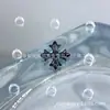 Brinco de Titânio Preto Astmf-13 Cruz Croix De Croix Haste Interna G23 Piercing Lábio Stud Acessório