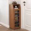 Zapatero para Entrada de Casa Simple Dormitorio Multicapa a Prueba de Polvo con Puerta Zapatero Organizador de Almacenamiento Gabinete de Pasillo