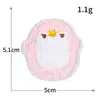 Bordado por Computadora Parche de Bordado Rosa Dibujo Animado Lindo Sonriente Flor Animal Insignia Parche para Planchar Venta al por Mayor