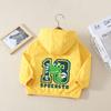 Chaqueta con Capucha de Dibujos Animados para Niñas Primavera 2025 Nueva Elegante Chaqueta Casual para Niños Cortavientos de Primavera y Otoño para Niños