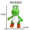 Super Mario Luigi Princesa Bowser Dinosaurio Monstruo Champiñón Gema Roja Gema Verde Orangután Modelo Adorno