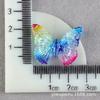 Funda de Teléfono de Mariposa Colorida, Materiales DIY de Animales Simulados, Accesorios de Resina Hechos a Mano, Gomitas para el Cabello al por Mayor, Accesorios para el Cabello, Parches