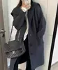 Cárdigan de punto suave y cómodo para mujer, de talla grande y corte relajado, perfecto para otoño e invierno, un suéter abrigo de longitud media y corte holgado y grueso.