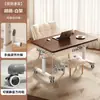 Escritorio de computadora móvil para dormitorio, mesa de noche ajustable, escritorio simple para oficina en casa, mesa larga, banco de trabajo, escritorio para estudiante