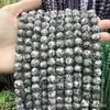 Cuentas Sueltas de Piedra Natural, Cuentas Redondas de Piedra Sésamo Blanco, Accesorios para Joyería DIY, Cuentas para Pulseras, Productos Semiacabados al por Mayor