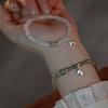 Pulsera de Bambú de Estilo Chino Nuevo para Mujer Diseño Nicho Ins Pulsera de Jade Hetian Imitación Bambú Vintage Estilo Nuevo de Alta Gama