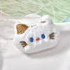 Broche de muñeca peluche oso gatito colgante de bolsa muñeco de títere niña broche lindo al por mayor