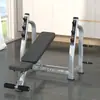 Entrenador de Equipo de Fitness Comercial Banco Plano Banco para Mancuernas Profesional Multifuncional Cama Plana para Levantamiento de Pesas Combinación de Banco y Rack para Press de Banca