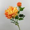 Flor artificial de peonía, flor de seda, flor falsa, luz de lujo de alta gama, decoración de escritorio para sala de estar, rama alta, adornos chinos al por mayor