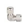 Marca Roke Más Vendido Transfronterizo Acero Inoxidable Ss316 Tubería Métrica 2-50mm Conector Intermedio de Ángulo Recto con Doble Virola