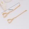 Pacote 14K ouro fivela de mola ajuste nó silicone contas O-corrente soldagem melão fivela pulseira fivela brincos material semi-acabado