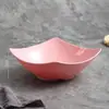 Cuenco de Esquina Estilo Nuevo Transfronterizo Paja de Trigo Cuenco Cuadrado para el Hogar Cuenco para Arroz Cuenco de Plástico para Sopa Cuenco para Fideos Instantáneos Cuenco Cuadrado para Ensalada Pasta