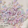 Cuentas Cuadradas del Alfabeto Inglés de Acrílico Hechas a Mano Niños Pulsera DIY Llavero Material para Joyería Venta al por Mayor