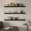 Suporte Minimalista de Ferro Forjado Artístico Nórdico de Parede para Livros e Jornais para Decoração de Parede de Sala de Estar e Prateleira de Exibição de Revistas