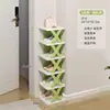 Sapateira Simples Multicamadas Transfronteiriça Armário de Sapatos para Porta de Casa Economizador de Espaço Sapateira Estreita Pequena Celebridade da Internet