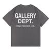 Camiseta de Manga Corta de Verano Nueva Gallery Dept 220g Algodón Fino Azufrado Camiseta Básica para Hombre y Mujer