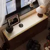 Tapete para aparador y mueble de TV, sensación de lujo ligero y alta gama, impermeable, a prueba de aceite, resistente al calor, lavable, mantel y protector de encimera estilo vintage