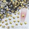 Estrella de Mar de 5 mm Zapatos Planos Populares Fondo Plano Joyería de Diamantes para Uñas Colorida Forma Especial Pentagonal Gruesa Uñas Portátiles Diamantes Venta al por Mayor