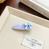 Lindo Pasador de Pelo con Lazo de Fresa de Colores de Dongdaemun, Pinza sin Costuras, Dulce Pinza Acrílica para Flequillo, Accesorio de Pelo Lateral para Mujeres