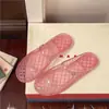 Sandalias de Verano de Malla con Purpurina y Punta Redonda de Venta Caliente para Mujer, Transparentes, Refrescantes, que se ajustan al pie, Versátiles, Chanclas Casuales para Exteriores para Mujer