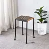 Cadeira de vime para uso doméstico, cadeira de vime trançado com encosto, cadeira de jantar individual para bebê, banquinho baixo, pequena cadeira de vime, banquinho com encosto
