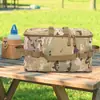 Bolsa de Armazenamento para Utensílios de Piquenique ao Ar Livre Fabricante Bolsa de Piquenique Portátil para Acampamento Bolsa de Piquenique Multifuncional de Tecido Oxford para Diversos Itens